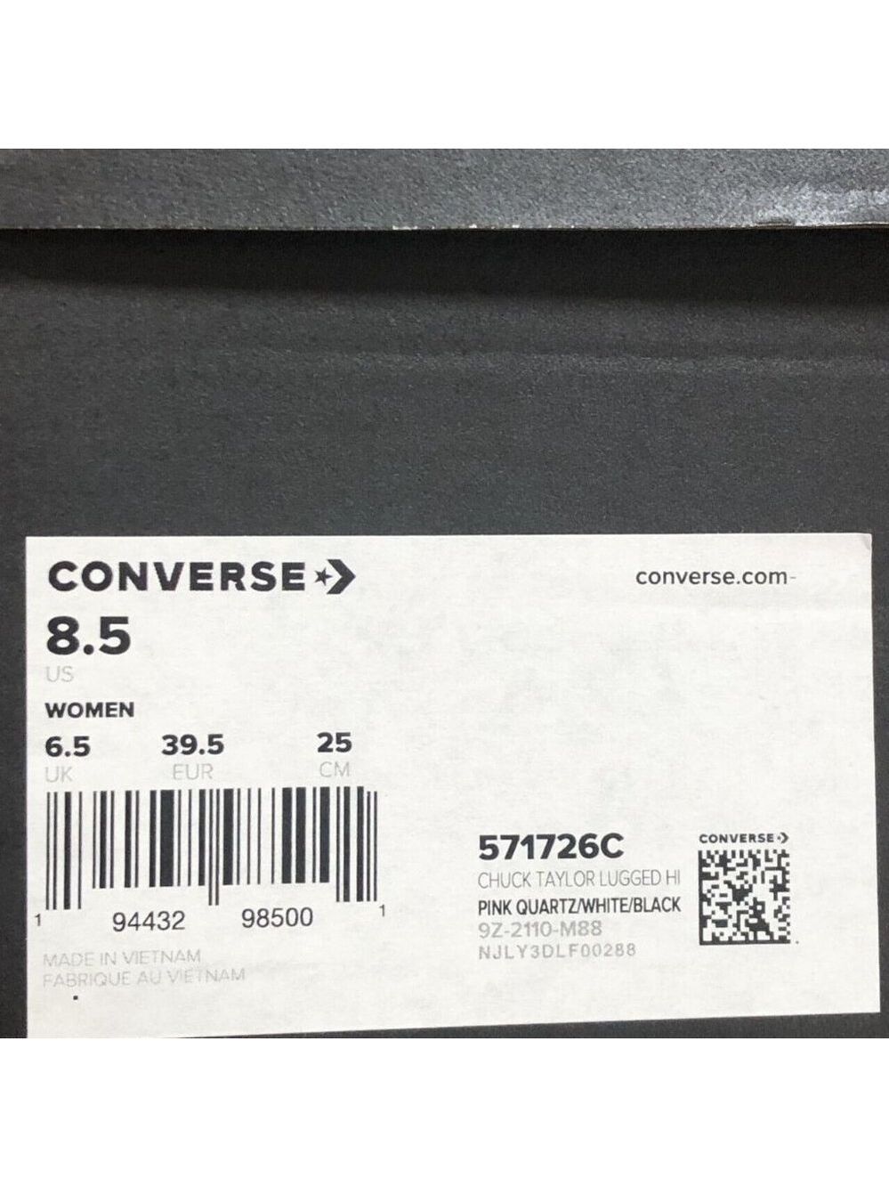 Converse Chuck Taylor All Star Lugged Platform Womens Size 8.5 Shoes NEW - Picture 12 of 12